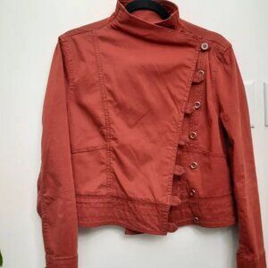 Anthropologie Marrakech Henna Moto Jacket